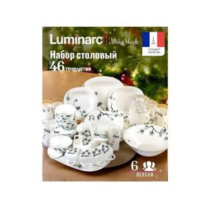 Набор столовый 46пр КАРИН МИНГ БЛЭК LUMINARC N8588