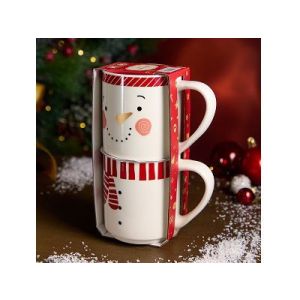 Набор кружек 285мл, 2шт, SNOWMAN фрф LEFARD