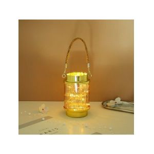 Светильник LED, 13,5х13,5х20 см, стекло, 2xАА