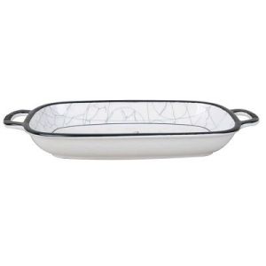 Блюдо 33см прямоугольное c ручками, керам Rashel