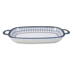 Блюдо 33см прямоугольное c ручками, керам Rashel