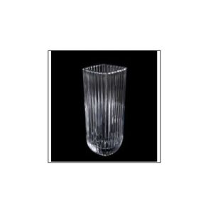 Ваза 29см для цветов квадратная  стеклянная,  HY002361