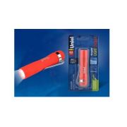 Фонарь ручной S-LD045-B red влагозащ Uniel