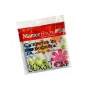 Салфетка из микрофибры Голландские цветы 30x30см