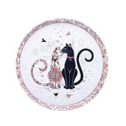 Поднос сервировочный AGNESS ПАРИЖСКИЕ КОТЫ 33*2,1см