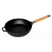 Сковорода 260см, h 66 чугунная  со съемной ручкой без крышки ТМ ГАРДАРИКА, 0326