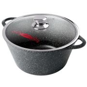 Кастрюля 3л. Гранит Induction лит/руч. с кр. (п/у), Ик2433аг ГОРНИЦА