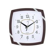 Часы настенные 310x307x46мм, светящиеся, пластик, квадрат