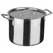 Кастрюля 15л (d30см, h24,5см) ОБЩЕПИТметал.кр. Сварной. (толщина стенок 0,8мм) КТ-ОБ-15 В