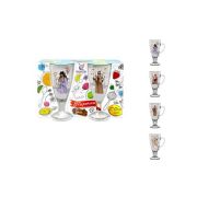 Набор кружек 250мл 2шт стекло Горожанка 8006/2-Д