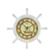 Часы настенные 345*345*40мм пластик Штурвал MIRRON