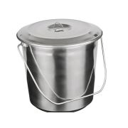 Ведро 7,0л с крышкой нерж. 0097