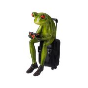 Фигурка декоративная ЛЯГУШКА 8,6*5,8*14см Lefard