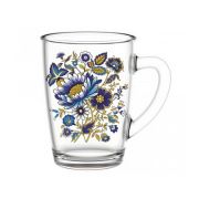 Кружка 300мл стекло арт.334-Д (Милори)