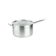 Сотейник 12л (30*18см) с крышкой ОБЩЕПИТ-ШЕФ ТРС с двумя ручками КТ-ОБ-КК-30