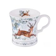 Кружка 320мл ОЛЕНЬ фрф CHRISTMAS LEFARD подар.упак