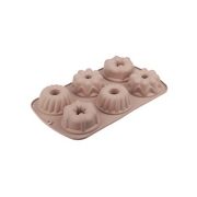 Форма для выпечки 6 ячеек 29x17х3,8см Цветы, силикон