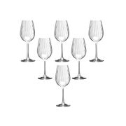 Набор бокалов для вина 350мл, 6шт WATERFALL высота 22,5см