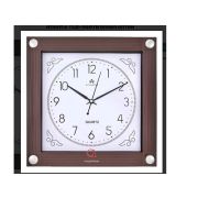 Часы настенные 286x40x286мм  Atlantis TLD-3607B brown