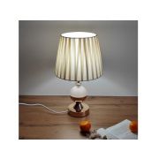 Светильник настольный 22*39см Е27 40 Вт тканевый абажур золото BZ-T016 Baizheng (1/24)