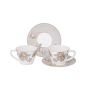 Набор чайный 4пр, на 2 персоны, 220мл, ОЧАРОВАНИЕ, фрф, подар.упак, LEFARD