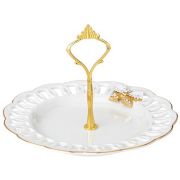 Блюдо 20см с металл.ручкой VENEZIA фрф подар.упак.Lefard