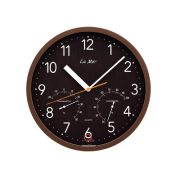Часы настенные 305x305x50мм корич. La Mer GD365-3
