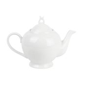 Чайник заварочный 600мл, D=21,5см, L=12см, H=17см,фарфор, белье 1/36, тс0718-150