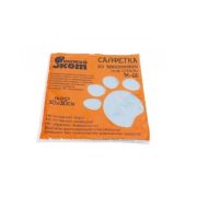 Салфетка для стекла 30*30см, микрофибра, голубая, M-05, 310211 Рыжий Кот