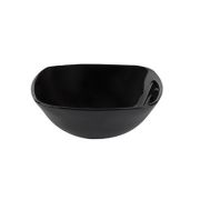 Салатник 15*15см квадр, h=50 мм, 330 мл, цвет черный 6/72, 100ч-скл6,5