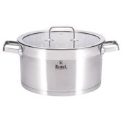 Кастрюля 2л из нерж. стали со стекл. кр., 16X10cm ВИКТОРИЯ