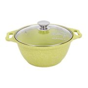 Кастрюля 2л со стеклянной крышкой, АП линия Trendy style (lime)