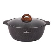 Кастрюля-жаровня 4л со стеклянной крышкой, АП линия Granit Ultra Induction (original) жгои41а