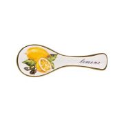 Подставка под ложку ''ЛЕМОН ТРИ'' 25*9*2,5см AGNESS керам, п/уп