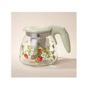 Чайник заварочный 900мл ЗЕМЛЯНИКА с фильтром AGNESS п/уп