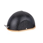Хлебница BLACK MARBLE с дер.с пластик крышкой 36*26*20см AGNESS