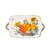 Блюдо 23,5*14*2,5см УРОЖАЙ керам.AGNESS подар.упак.