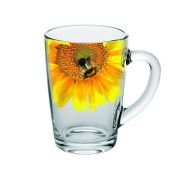 Кружка 300 мл. арт.334-Д (Живая природа.Подсолнух)