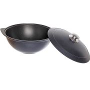 Казан 7л  литой алюминий, АП мет крышка