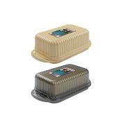 Масленка, пластик, 17х9х5см, 2 цвета