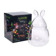 Конфетница 800мл BUNNY стекло в п/упак GL303 GLASSERIE
