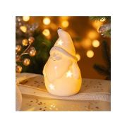Фигурка 7,7*6,7*11,7см ДЕД МОРОЗ С LED-ПОДСВЕТКОЙ фрф п/уп
