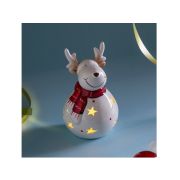 Фигурка 9,2Х9,2Х15см ОЛЕНЬ С LED-ПОДСВЕТКОЙ фрф п/уп