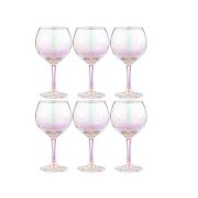 Набор фужеров 280мл, 6шт FLOWER ЛИЛОВАЯ ДЫМКА стекло Lefard