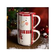 Набор кружек 285мл, 2шт, SNOWMAN фрф LEFARD