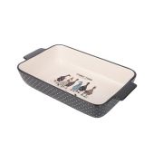 Блюдо для запекания 3.6л, прямоуг.39*22,5*7,5см, FAMILY FARM , Lefard, камен.керам, п/уп