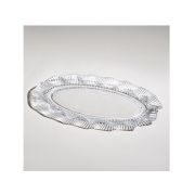 Блюдо сервировочное 25,5*16,5см CRYSTAL PEARL стекло п/упак