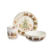 Набор посуды 3пр (салатник 800мл, тарелка 19см, кружка 400мл)