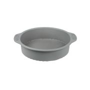 Форма для выпечки с ручками, круглая, 28х5,5см, силикон SATOSHI