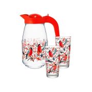 Набор для воды 3пр.Зимние забавы (кувшин+2 стакана) 1607/2-Д